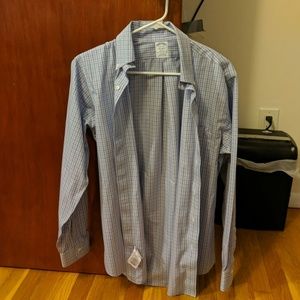 Brooks Brothers Striped Purple Shirt Regent Fit
